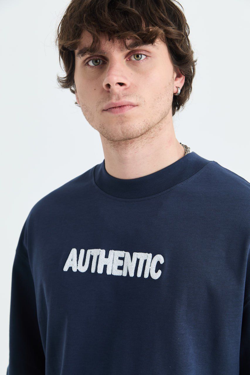 UrbHue Heritage - OVERSIZE T-SHIRT LACİVERT